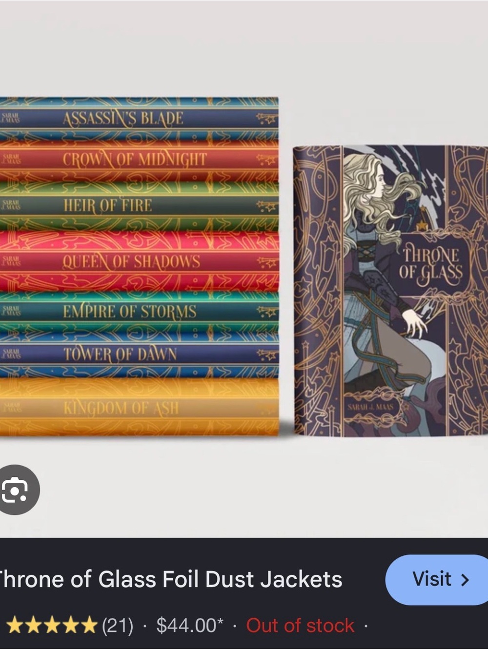 Sarah J Maas Art Bundle TOG Alternate Covers - Picture 8 of 8